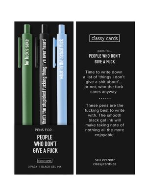 Classy Cards Pens People Who Don&#39;t Give