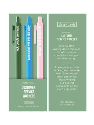 Classy Cards Pens Customer Service