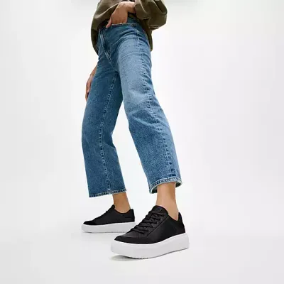 FitFlop RTG Leather/Suede Sneakers Black