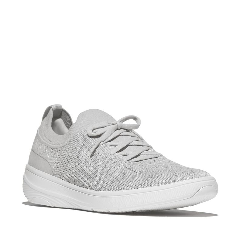 FitFlop Super-Q Knit Slip On Laced Sneakers