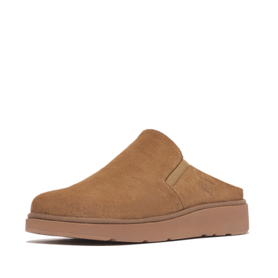 FitFlop Gen-FF Elastic Suede Mules Desert Tan