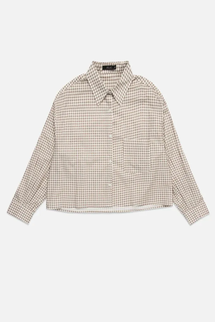 Deluc Lance Shirt Vichy Mink