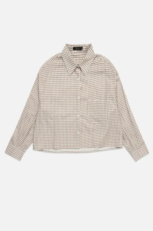 Deluc Lance Shirt Vichy Mink