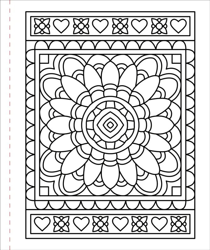 Peter Pauper Coloring Book Large Print Color Me Calm
