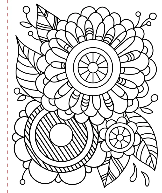Peter Pauper Coloring Book Large Print Mindfulness