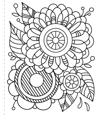 Peter Pauper Coloring Book Large Print Mindfulness