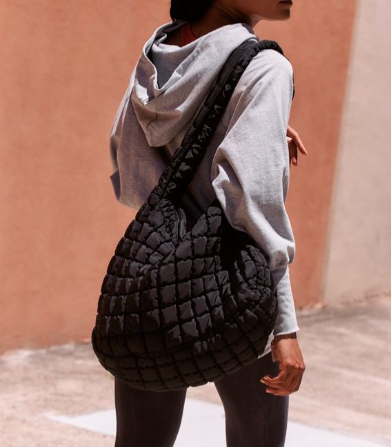 Free People Movement Quilted Carryall Black