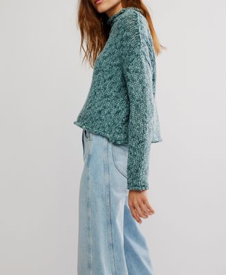 Free People Opal Sweater Rainforest