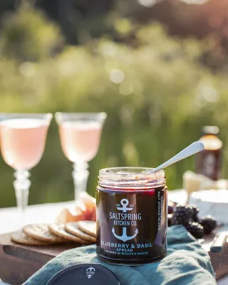Saltspring Kitchen Co. Blueberry &amp; Basil Spread 125mL