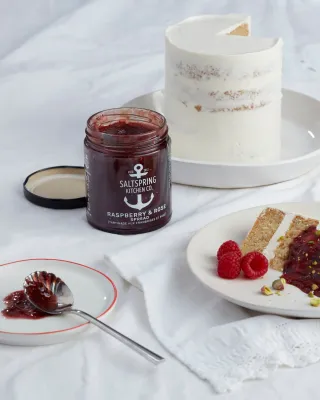 Saltspring Kitchen Co. Raspberry &amp; Rose Spread 125mL