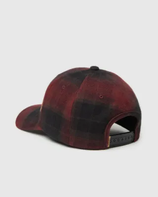 Ten Tree Forest Cork Icon Elevation Hat Deep Burgundy
