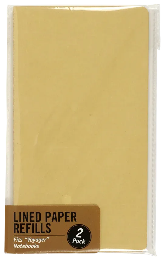 Peter Pauper Journal Voyager Refill Lined Paper