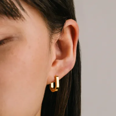 Lover's Tempo Waterproof Maya Paperclip Hoops 