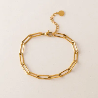 Lover's Tempo Waterproof Bold Paperclip Bracelet