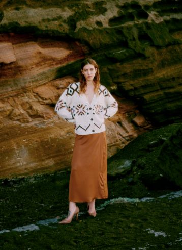 B. Young BYMelpa Cardigan Birch Melange