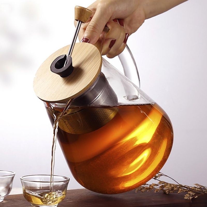 Ch&#39;a Tea Glass Teapot with Infuser