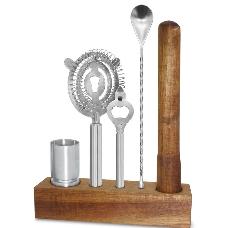 OGGI Bar Set with Stand 6PC