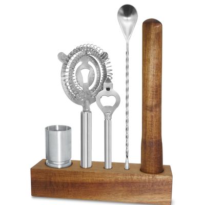 OGGI Bar Set with Stand 6PC