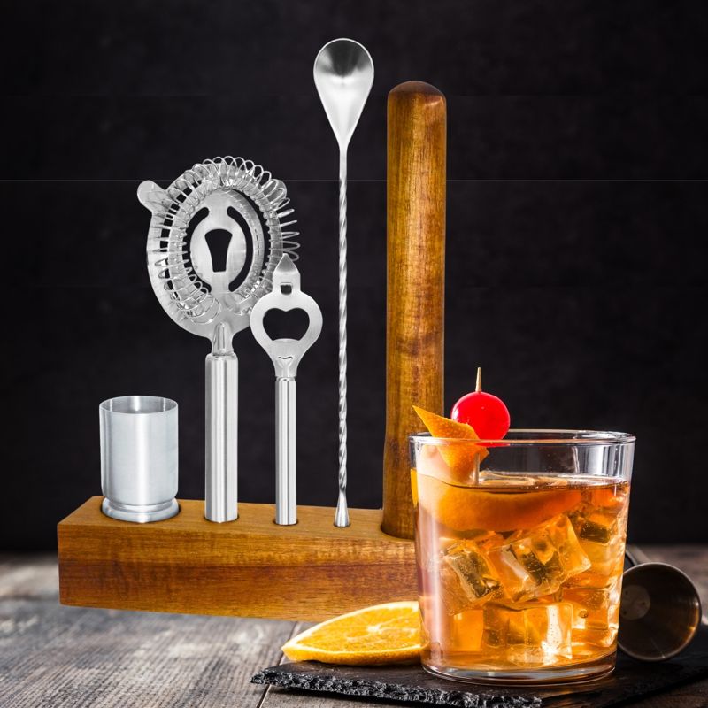 OGGI Bar Set with Stand 6PC