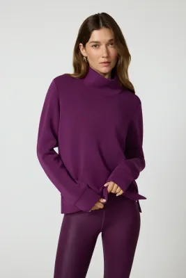 MPG Dreamweave Mock Neck Sweatshirt