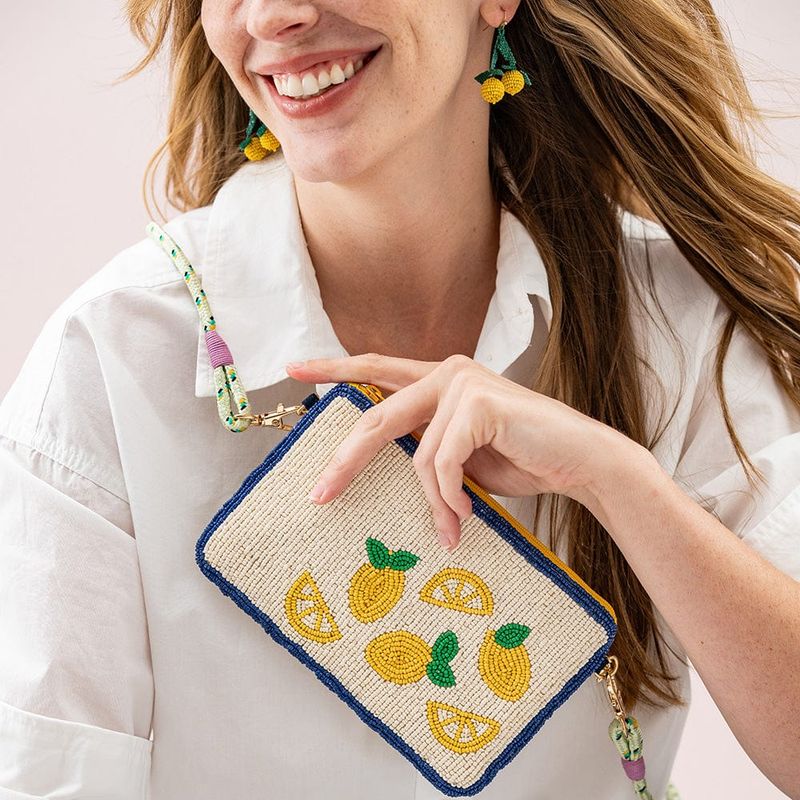 Ink + Alloy Leila Lemons See Bead Clutch with Wrap