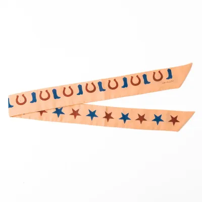 Ink + Alloy Camile Boot Print Skinny Scarf