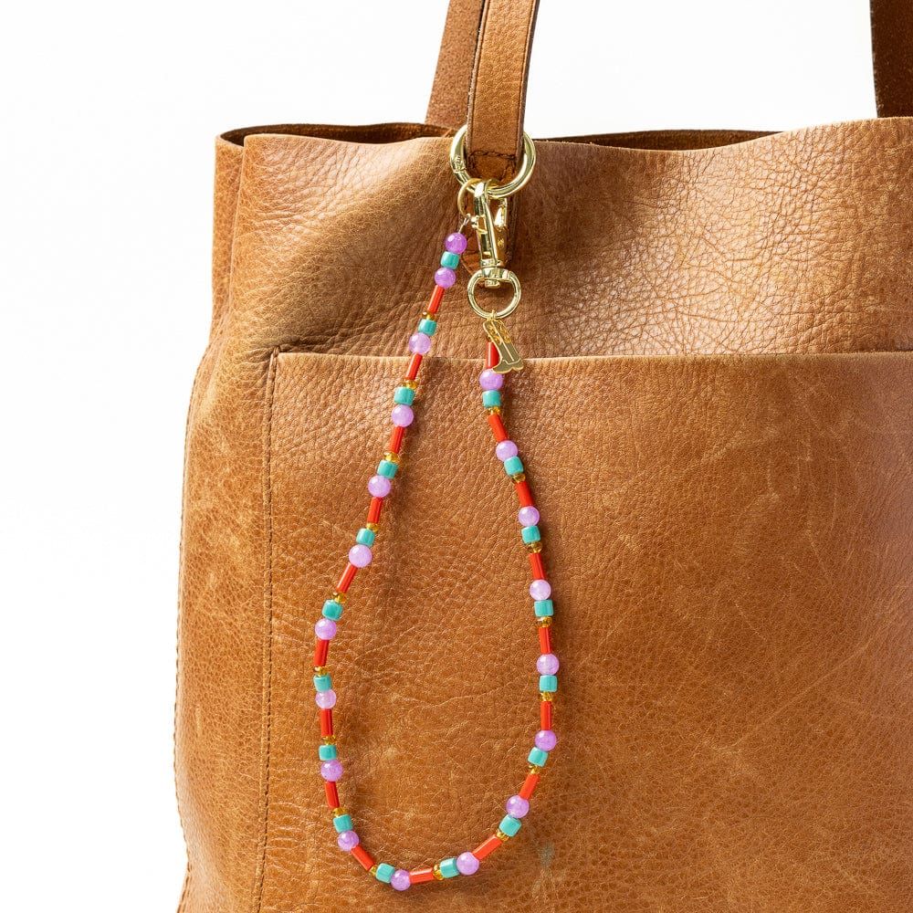 Ink + Alloy Kate Beaded Bag Chain with Boot Charm Amsterdam Ink + Alloy Kate Beaded Bag Chain with Boot Charm Amsterdam