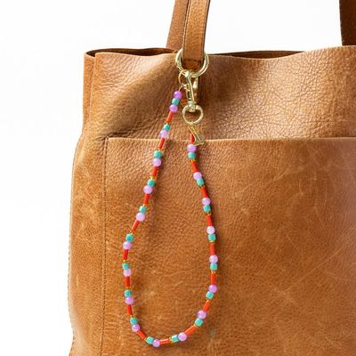 Ink + Alloy Kate Beaded Bag Chain with Boot Charm Amsterdam