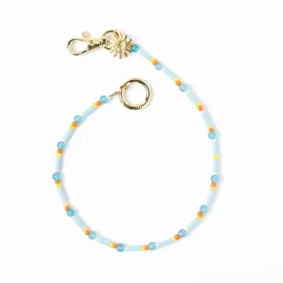 Ink + Alloy Kate Beaded Bag Chain with Sun Charm Amalfi