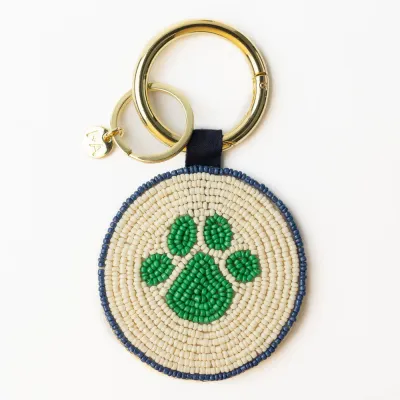 Ink + Alloy Kelsey Paws Off Seed Bag Accessory Key Ring Kelly Green