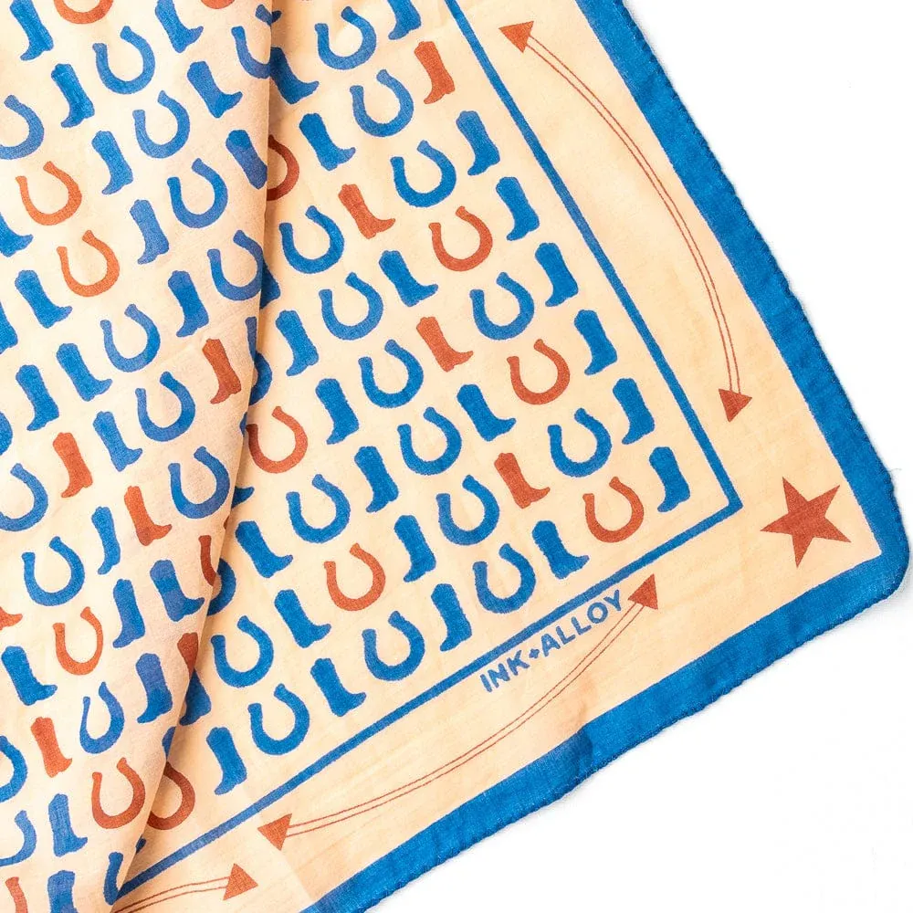 Ink + Alloy Olivia Boot Print Scarf Ink + Alloy Olivia Boot Print Scarf