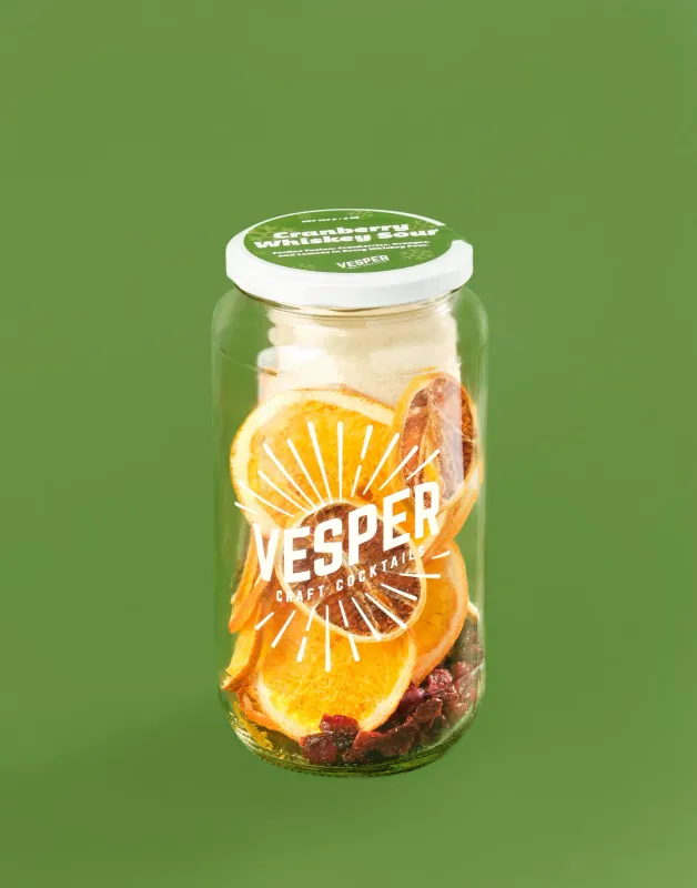 Vesper Cranberry Whiskey Sour Craft Cocktail Kit
