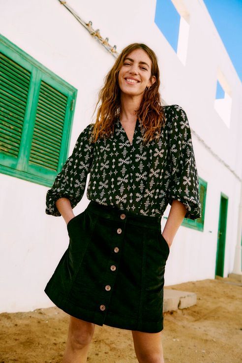 B. Young BYIgava Blouse Meteorite