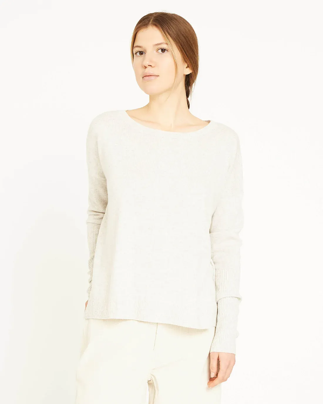 Naif Kent Sweater White Grey Naif Kent Sweater White Grey