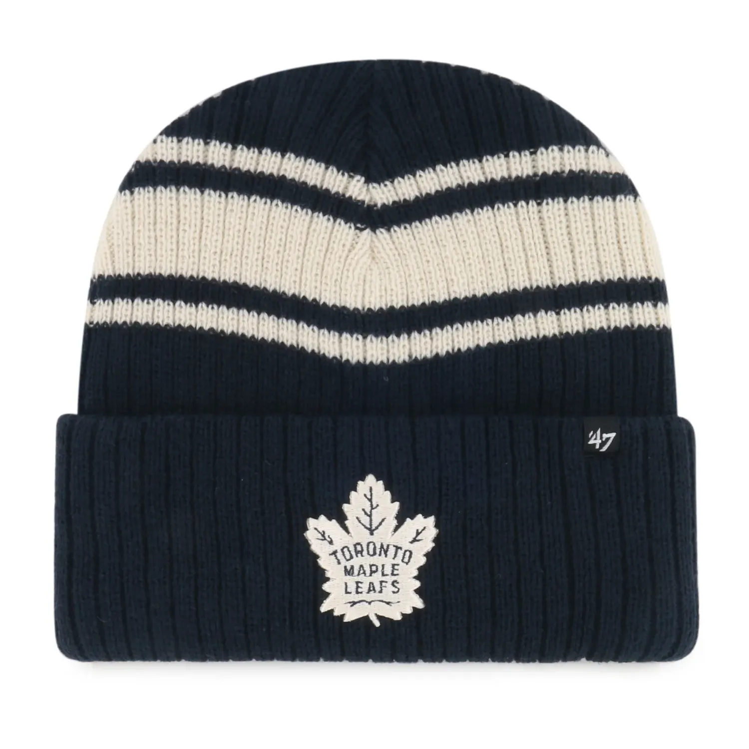 Toronto Maple Leafs &#39;47 Harbor Stripe Cuff Knit