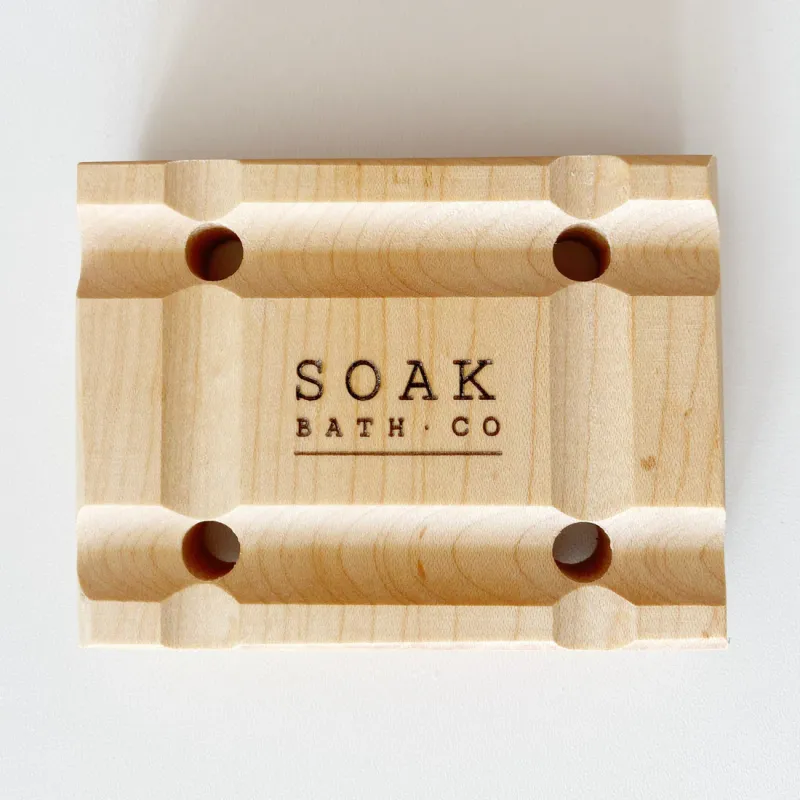Soak Bath Co Wooden Soap Saver Tray