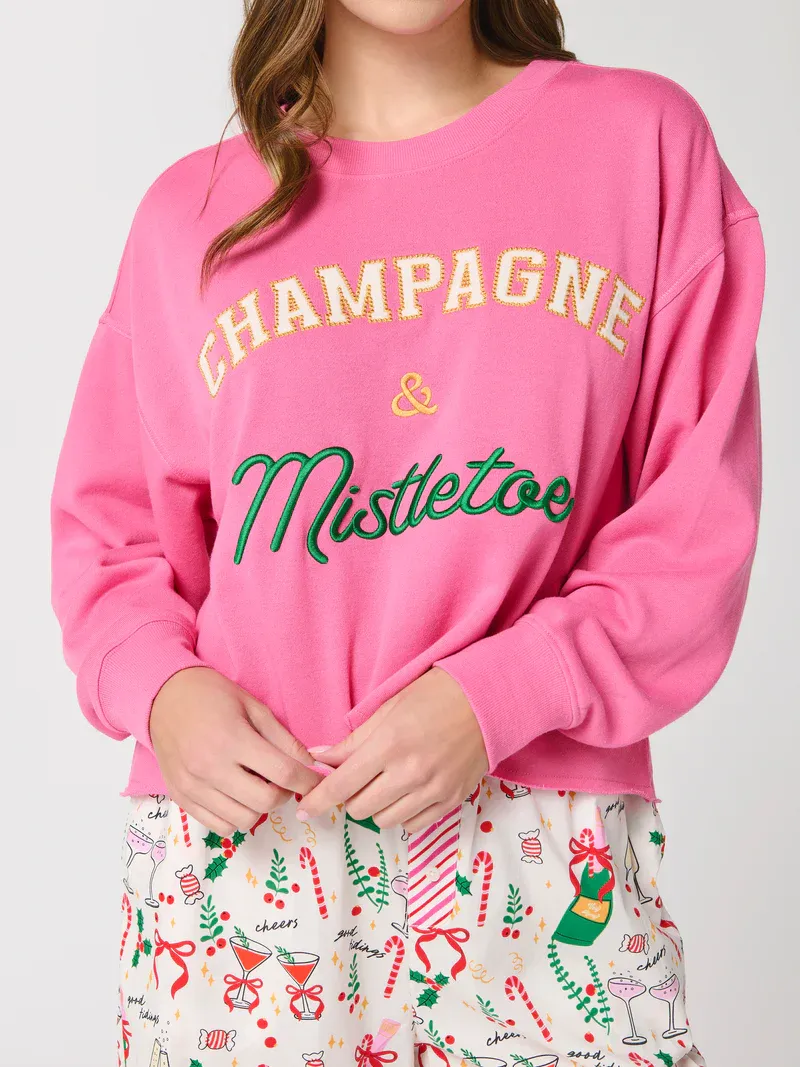 Shiraleah Champagne &amp; Mistletoe Sweater