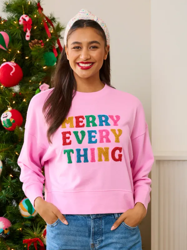 Shiraleah Merry Everything Relaxed Sweatshirt Shiraleah Merry Everything Relaxed Sweatshirt