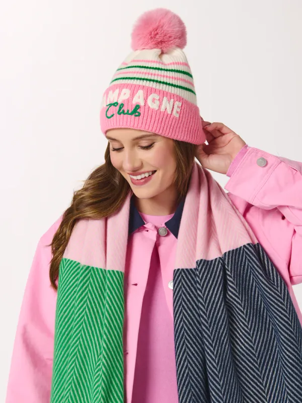 Shiraleah Champagne Club Beanie Multi Shiraleah Champagne Club Beanie Multi