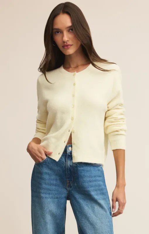 Z Supply Medina Cardigan Mellow Yellow