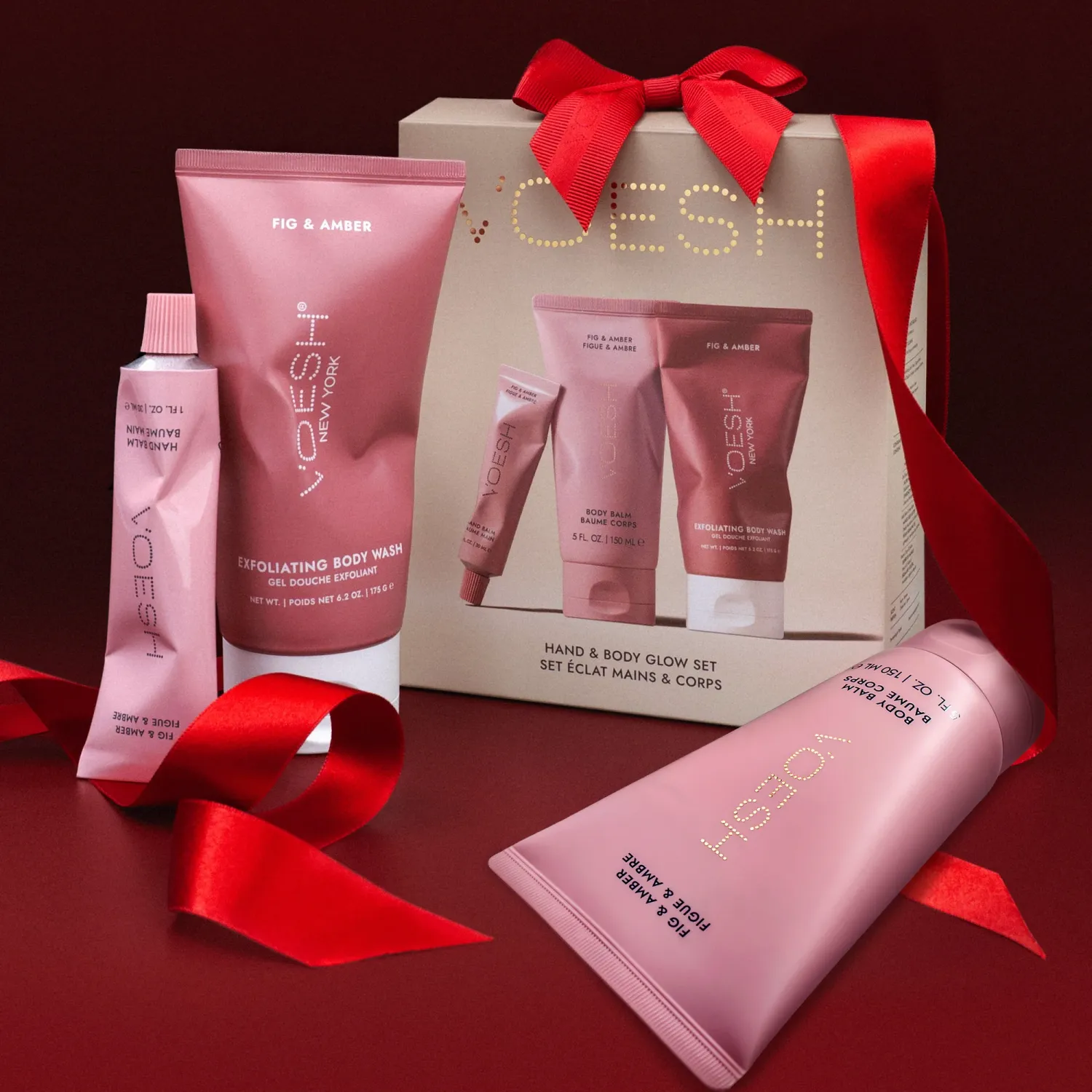 Voesh Holiday Hand &amp; Body Glow Set
