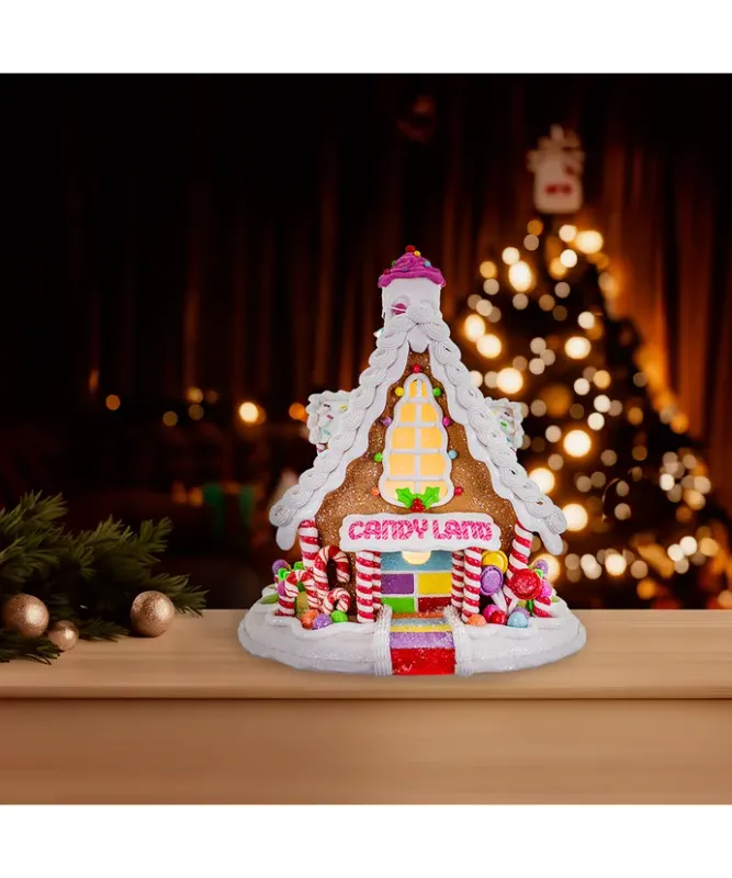 Candy Land Light Up Gingerbread House