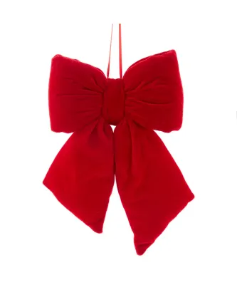 Kurt Adler Hanging Red Bow 12&quot;