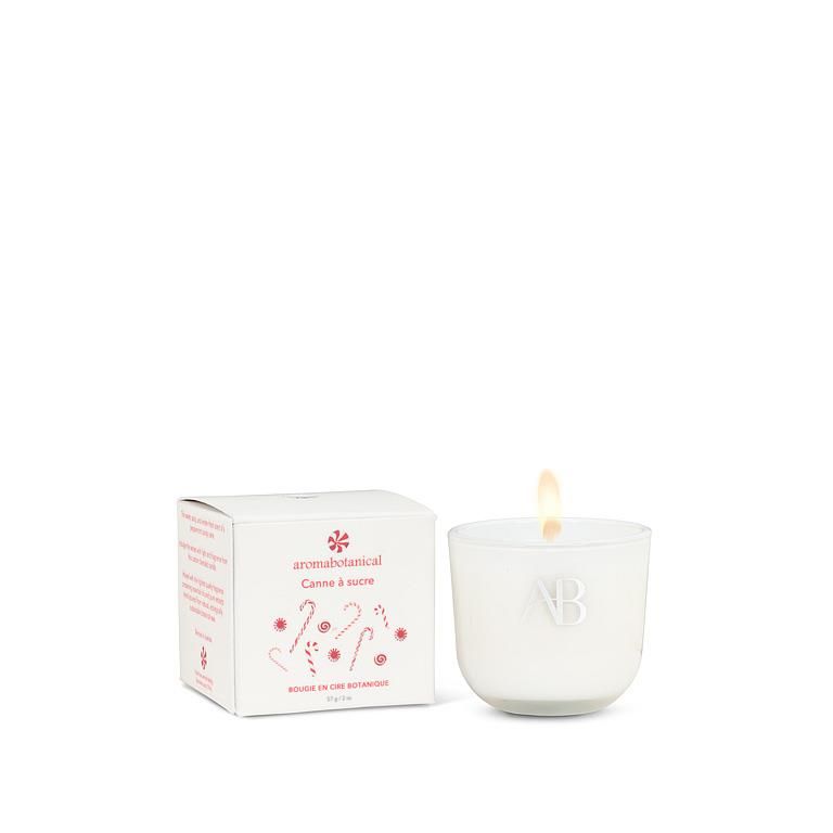 Aromabotanical Candy Cane Mini Candle