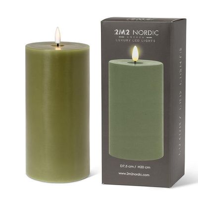 LuxLite Green LED Pillar 4x8&quot;