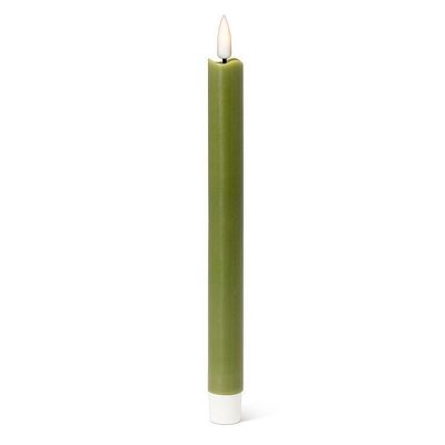 LuxLite Green LED Taper set of 2