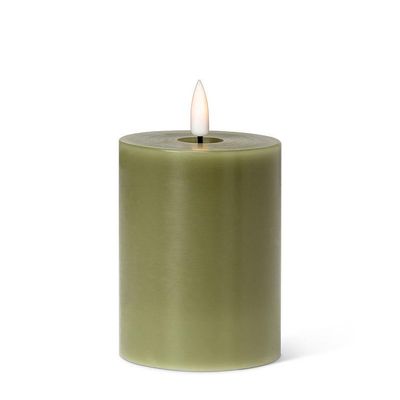 LuxLite Green LED Pillar 3x4"