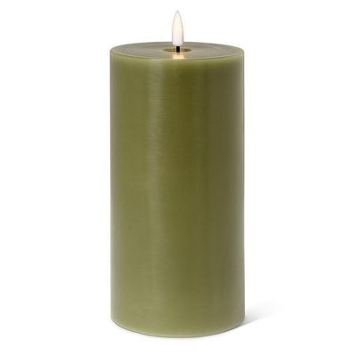 LuxLite Green LED Pillar 4x8"