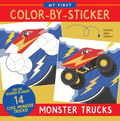Peter Pauper My First Color by Sticker Monster Trucks