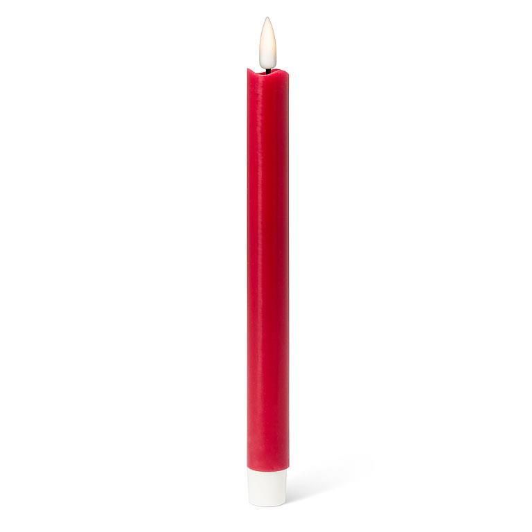 LuxLite Red LED Taper set of 2